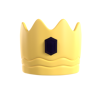 couronne rendu 3d illustration png