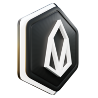 EOS EOS Badge Crypto 3D Rendering png