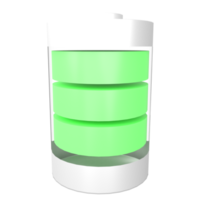 batteri 3d illustration tolkning png