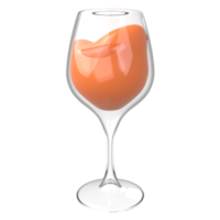 glas 3d illustratie renderen png