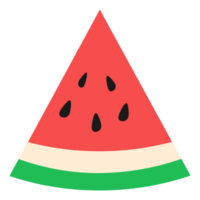 Red watermelon slice png