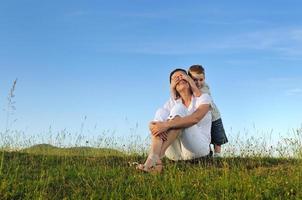 woman child outdoor photo