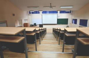 Dubai, 2022 - Empty classroom view photo