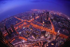 vista del horizonte de dubai foto