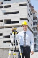 architect on construction site photo