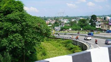 Beautiful view of Uttarakhand highway Road photo