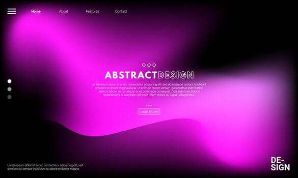 Colorful background. Abstract fluid dynamic shapes. Liquid colors on black background. Modern template for poster or banner. Colorful background. Abstract fluid vector