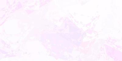Light Purple vector pattern with polygonal shapes.