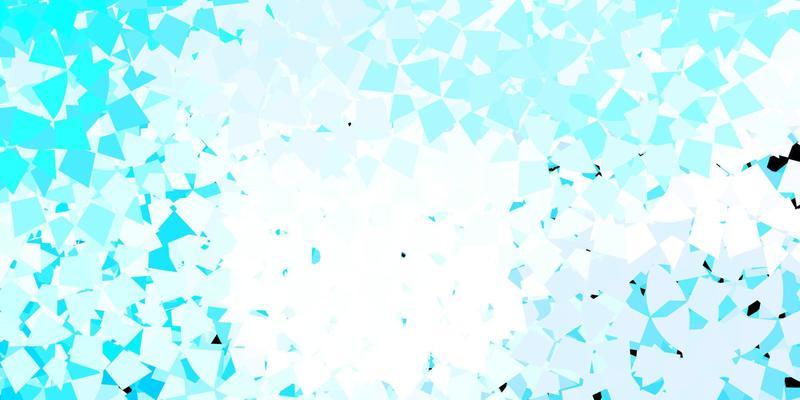 Light pink, blue vector backdrop with triangles, lines.