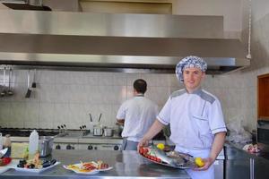 chef preparing food photo