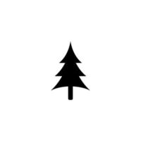 christmas tree vector logo icon illustration