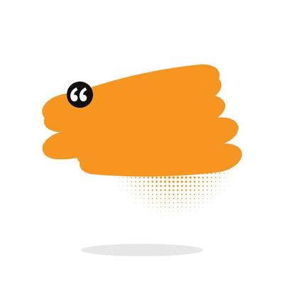 Quote box frame. Quote box icon. Texting quote box. Blank brush background. bubble box. bubble text box.
