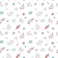Seamless pattern with floral background, wallpaper vector