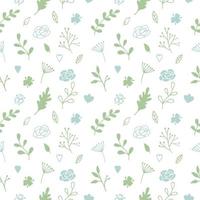 Seamless pattern with floral background, wallpaper vector