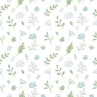 Seamless pattern with floral background, wallpaper vector