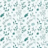 Seamless pattern with floral background, wallpaper vector