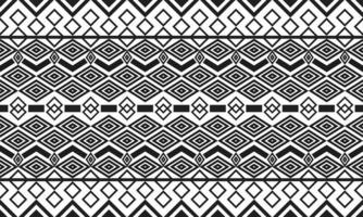 Simple tribal pattern in black and white vector