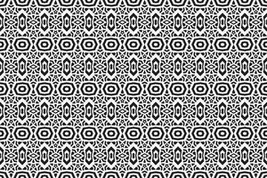Simple tribal pattern in black and white vector