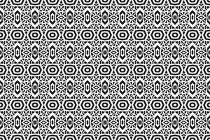 Simple tribal pattern in black and white vector