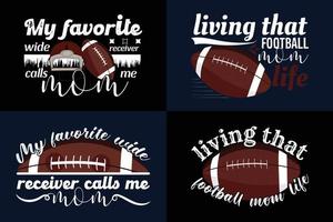 Set of american football team campus badges, Graphic vintage design for t-shirt, Colorful print isolated on a dark background.athletic t-shirt patches vector