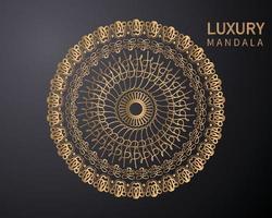 Luxury mandala art with background arabic islamic style, and luxury wedding invitation and flower mandala vector