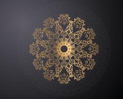 Mandala design, luxury gold background colourful mandala design vector