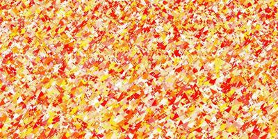 Light Orange vector texture with triangular style.