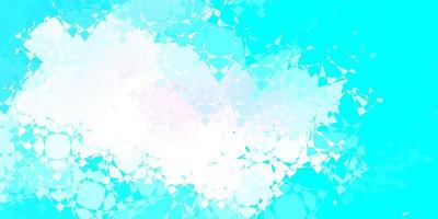 Light Pink, Blue vector background with triangles.