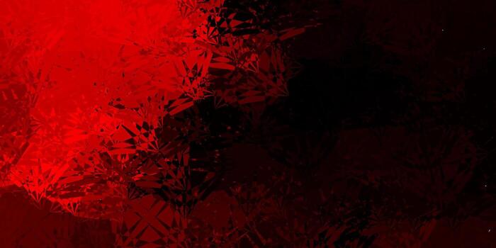 textura de vector naranja claro con triángulos al azar.