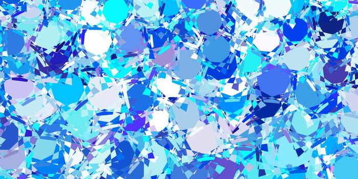 Light Pink, Blue vector layout with triangle forms.