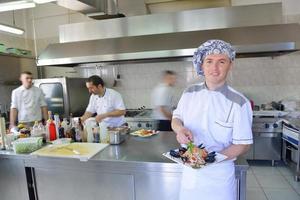 chef preparing food photo