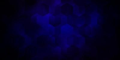 Dark Blue, Red vector template in hexagonal style.