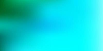 Light blue, green vector abstract blur background.