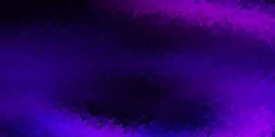 Dark purple, pink vector gradient polygon texture.