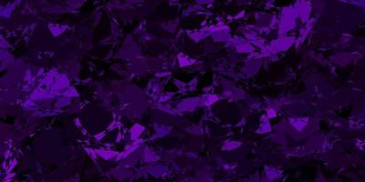 Dark Pink vector pattern with polygonal shapes.