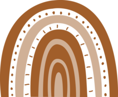 boho regenboog hand getekend voor decoreren kaarten, afdrukken, achtergronden png