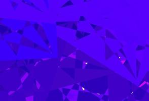 Dark Purple, Pink vector background with polygonal forms.