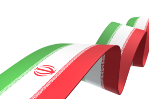 iran drapeau conception fête de l'indépendance nationale élément de bannière fond transparent png