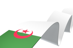 algerien flag design nationaler unabhängigkeitstag banner element transparenter hintergrund png