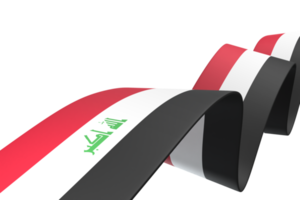 Irak vlag ontwerp nationaal onafhankelijkheid dag banier element transparant achtergrond PNG