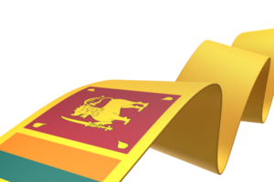 diseño de la bandera de sri lanka elemento de la bandera del día de la independencia nacional fondo transparente png