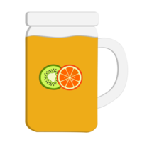 pot de jus d'orange png