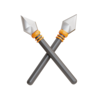 spear illustration 3d png