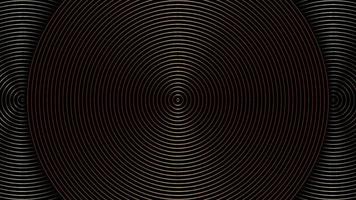 Abstract elegant glossy golden metallic radial circles lines pattern luxury background vector
