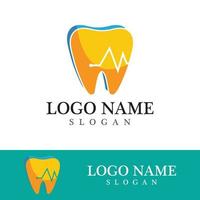 Dental logo template vector illustration