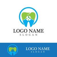 Dental logo template vector illustration