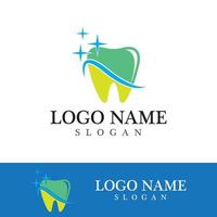 Ilustración de vector de plantilla de logotipo dental