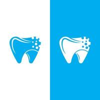 Ilustración de vector de plantilla de logotipo dental