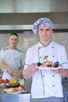 chef preparing food photo