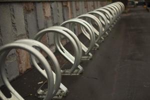 Parking for bicycles is empty. photo